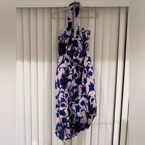 MAEVE HALTER BUBBLE MIDI DRESS size 12 - Picture 2 of 4